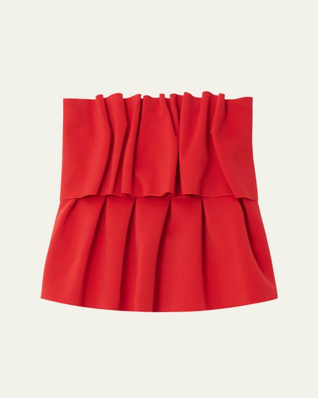 Sculpted Strapless Bustier Top